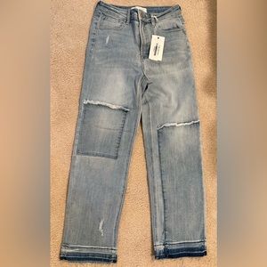 Risen High Rise Straight Denim Size 5/27 NWT